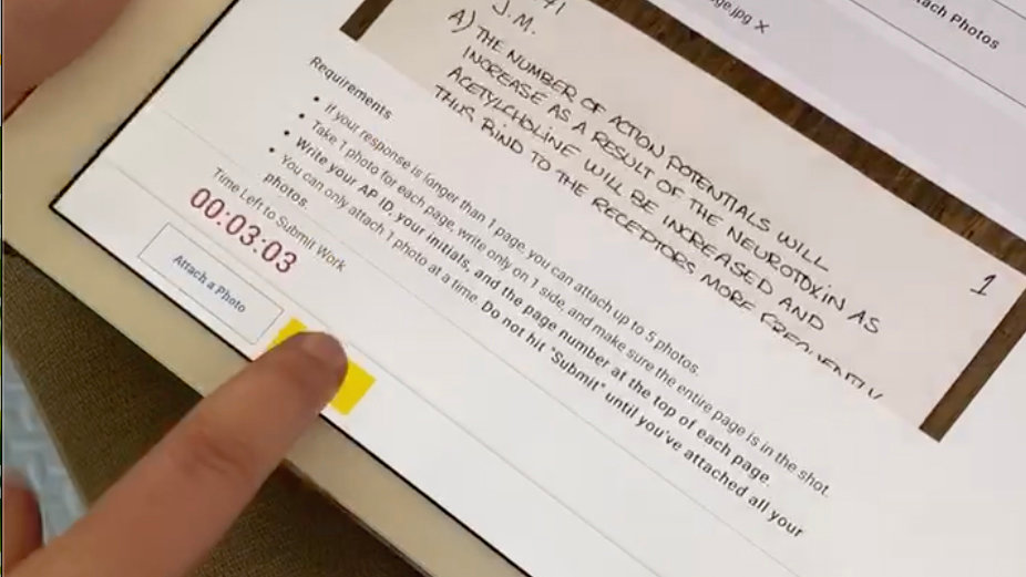 Students reflect on new online AP testing