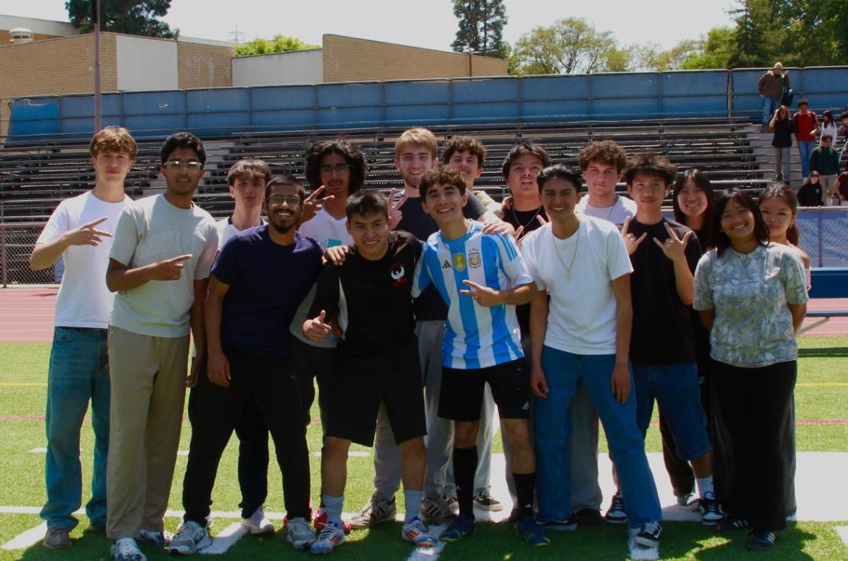 Physics classes go head-to-head in kickball faceoff