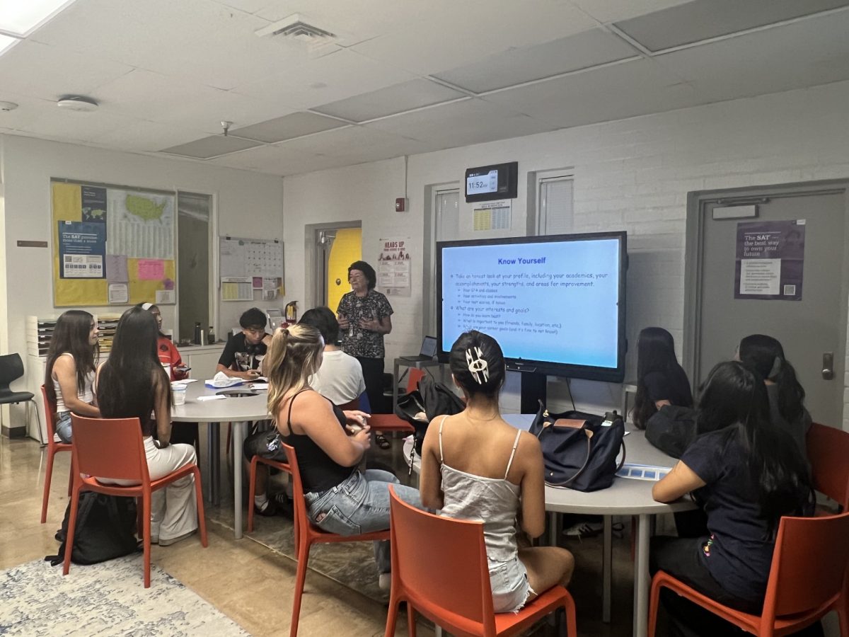 The College and Career Office helps students with Wednesday Workshops